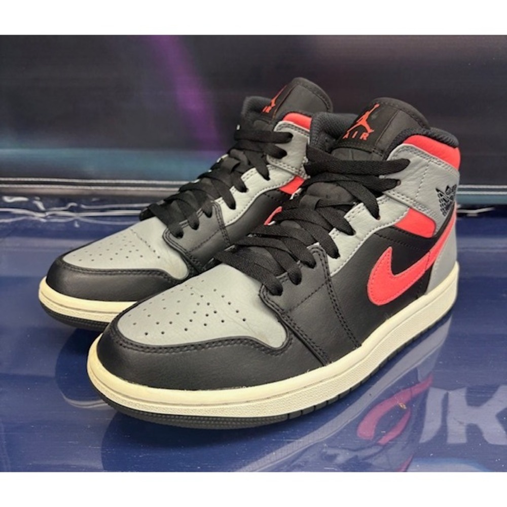 Jordan 1 Mid Black Pink Shadow (2020) 554724-059 Mens sneakers size 7